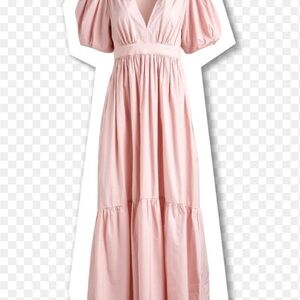 Elegant Pink Maxi Dress